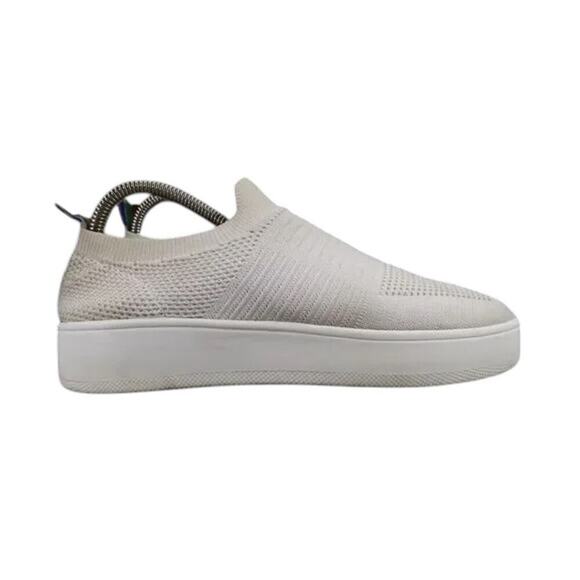 Steve Madden Shoes Womens 7 Sneakers Slip On Casual Fashion Knit White Platform - Picture 16 of 16